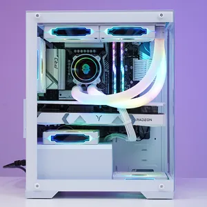 Premium Gaming PC Case With RGB Lighting And Tempered Glass Panel