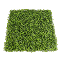 Panneaux de clôture en herbe de buis artificielle anti-UV protectrice contre les UV 54*54cm Ornements de jardin en plastique Décoration Mur vert Art artificiel