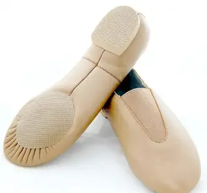 Chaussures de jazz en cuir de danse de haute qualité à faible quantité minimale de commande pour femmes et filles