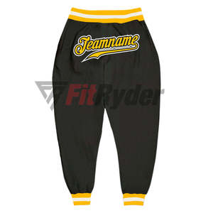 Pantalones de chándal ajustados transpirables de secado rápido para hombre al por mayor, pantalones ligeros de mezcla de algodón y poliéster, ropa deportiva con logotipo personalizado - Product Image 1