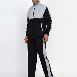 Survêtement personnalisé avec logo XL, vêtements de sport décontractés, ensemble jogging deux pièces, coupe-vent, streetwear d'hiver, grande taille, gym, 100% coton, uni - Product Image 4