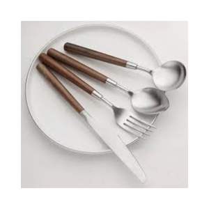 Ensemble de couverts élégant en acier inoxydable, manche en PVD noir, ensemble de couverts modernes pour table de restaurant - Product Image 5