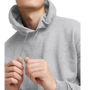 เสื้อฮู้ดแขนยาวสำหรับผู้ชายเสื้อฮู้ดขนแกะแบบสวมหัวมีฮู้ดสำหรับฤดูหนาว - Product Image 2