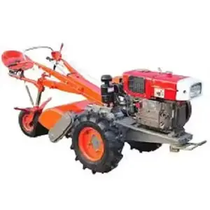 TOP QUALITÉ 15hp 18hp 20hp 22hp Farm Mini diesel Motocultor Power Tiller Deux Roues Mini Walking Hand Tractor - Product Image 1