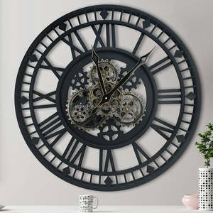 Horloge murale en métal Décoration et horloge Horloge murale en métal Fabricant et exportateur avec vente décorative - Product Image 1