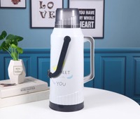 VF99 Chine Échantillon Gratuit Pas Cher Asie du Sud-Est Vente Chaude Bouteille Isotherme en Plastique pour Café, Thé et Eau 2L avec Intérieur en Verre