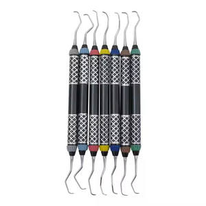 Kit de Instrumentos Dentales para Restauración con Recubrimiento de Oro, Instrumentos de Relleno Compuesto, 7 Piezas - Product Image 6