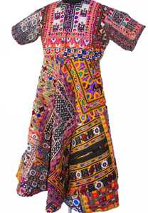 Robe de Banjara Vintage de style bohème avec broderie à la main - Product Image 3