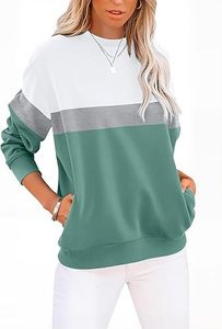 เสื้อสเวตเตอร์คอกลมแขนยาวแบบสวมหัวผ้าฝ้ายสำหรับผู้หญิงคุณภาพสูง - Product Image 3