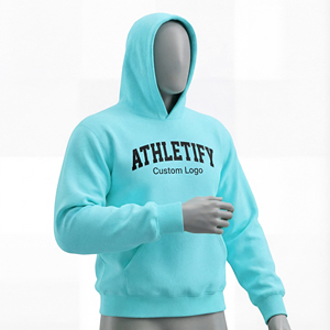 Sudadera con capucha para hombre Basics de mezcla de algodón para un uso acogedor y cómodo durante todo el día Sudadera con capucha mezclada de algodón suave para hombres. - Product Image 1