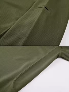 Durable 100% algodón para Polos para trabajo deportivo y ropa informal Tela de sublimación de alto rendimiento Patrón sólido en fábrica - Product Image 3