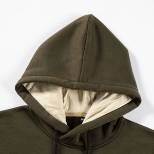 Survêtements d'hiver décontractés à manches longues en polaire noir et marron à séchage rapide et respirants personnalisés pour hommes - Product Image 6