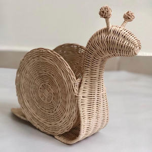 Cestas de almacenamiento de ratán al por mayor con forma de caracol, accesorios para la habitación de bebés niñas, la mejor oferta. - Product Image 2