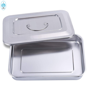 Organizador de bandejas dentales Cajas de bandejas de Tratamiento Médico Quirúrgico con tapa y empuñadura de acero inoxidable - Product Image 2