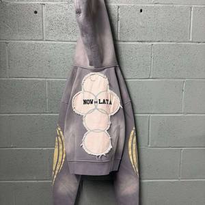 Sweat à capuche en polaire d'hiver, brillant, avec logo personnalisé, streetwear, designer, strass, hip hop, homme et femme - Product Image 2