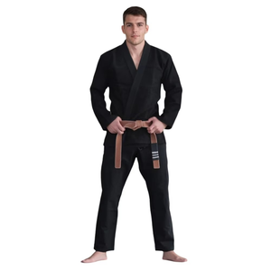 Costume de karaté professionnel léger Jiu Jitsu Kimono uniforme d'entraînement BJJ Gi étiré et lavé à un prix compétitif - Product Image 3