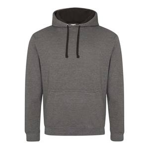 Vente en gros Contrast Drawcord Hoodies Homme - Product Image 3