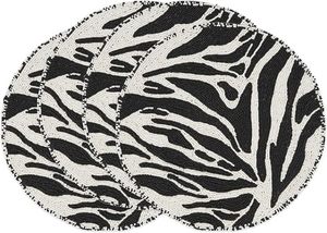 Napperon en perles de verre à thème idéal pour les fêtes et autres fonctions Vaisselle Design décoratif Napperon arrondi Design - Product Image 3