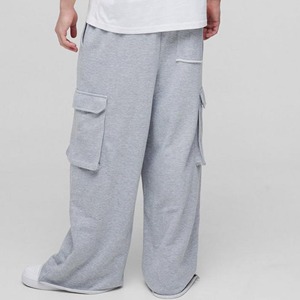 Venta al por mayor de pantalones de chándal holgados de gran tamaño lavados personalizados de corte suelto ropa casual pantalones de los hombres con bolsillos de carga - Product Image 5