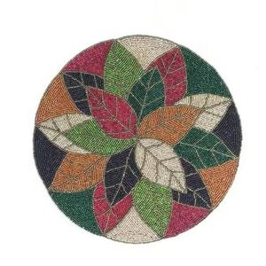 Beaux tapis et coussinets de table de fête de mariage en perles de verre - Product Image 1