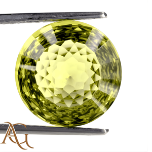 Cuarzo limón natural cóncavo, tallado con láser, tallado en intaglio, piedra preciosa suelta, precio de fabricante al por mayor, para fabricación de joyas - Product Image 1