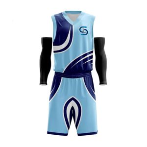 Uniforme de baloncesto personalizado de peso ligero, la última camiseta de baloncesto, uniforme de baloncesto liso cómodo a la venta ahora - Product Image 5