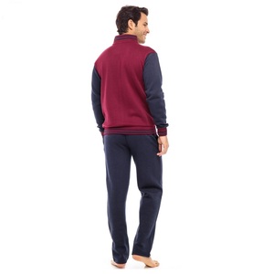 Ensemble de survêtement à col ras du cou et entraînement uni de haute qualité Survêtement 2 pièces Ensembles de survêtements pour hommes avec marque privée personnalisée - Product Image 4