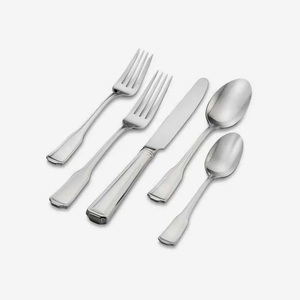Hot Sale Silver Luxury Cutlery Stainless Steel Titanium Silver with Handle Flatware Set Safe and Healthy for Daily Use - Product Image 5