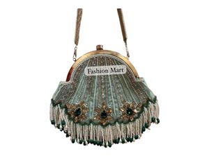 High Quality Traditional Indian Women's Wedding Potli <b>Bag</b> Eco-Friendly with String Closure Inexpensive Price - Product Image 4