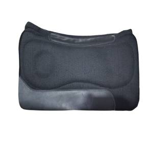 Western Pressure Relieving Horse Saddle <b>Pad</b> Made by Synthetic <b>Felt</b> and Buffalo Leather Best for Fully Comfortable Horse Riding - Product Image 1