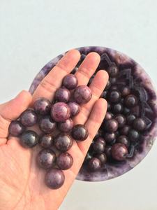 Esfera de estrella de rubí Natural 100% genuino de calidad Natural Bola de corindón de rubí de alta calidad bola redonda pulida para decoración del hogar - Product Image 5