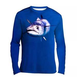 Camisa de Pesca para Hombre con Logotipo, OEM ODM, Tejido Elástico, Control de Humedad, Protección UV, Ropa para Exteriores - Product Image 4