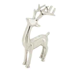 Ornements de Noël en laiton finition argent pour la décoration de table, décorations de Noël et du Nouvel An - Product Image 1