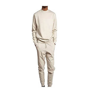 Logo personnalisé survêtement survêtement décontracté sweats pantalons de survêtement et sweat à capuche Jogger Ensemble 2 pièces pour hommes - Product Image 1