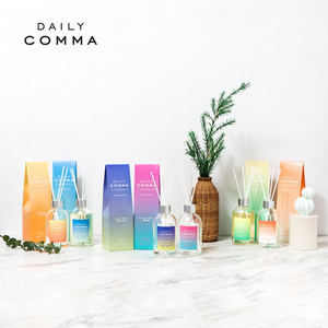 Aurora 200ml Clean Cotton Gradient <b>Diffuser</b> Fiber Material Scented <b>Reed</b> <b>Diffuser</b> - Product Image 2