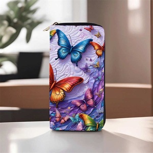 <span class=keywords><strong>Portafoglio</strong></span> Trendy 2026 per <span class=keywords><strong>Donna</strong></span> con Motivo a Farfalla <span class=keywords><strong>Rosa</strong></span>, Fermasoldi Magico per Signore - Product Image 4