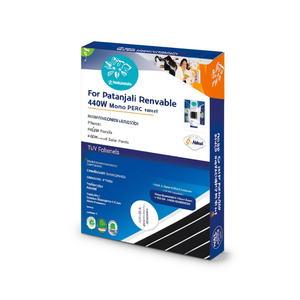 Panneau solaire monocristallin PERC demi-cellule 440W pour l'énergie renouvelable Patanjali avec certification TUV - Product Image 2
