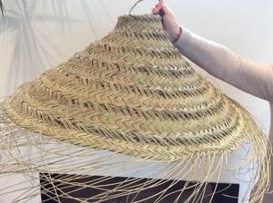 Pantalla de Lámpara de Latón y Ratán Doum, Iluminación Decorativa Hecha a Mano en Marruecos, Proveedor Mayorista en EE. UU., ETSY, EBAY, SHOPIFY, STOCK, Dropship - Product Image 2