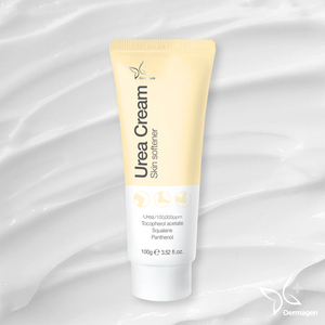 ครีมยูเรีย Dermagen พร้อมมอยเจอร์ไรเซอร์ D-Panthenol สำหรับผิวแห้งและแพ้ง่ายโลชั่นคืนความอ่อนเยาว์ให้กับผิวหน้า - Product Image 1