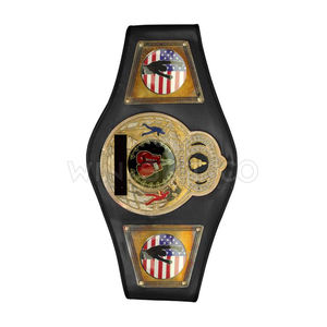Cinturones de Campeonato de Lucha Libre Profesional Reforzados con Cuero/Acero - Alta Calidad, Impermeables, Ecológicos, Duraderos y Personalizables - Product Image 2