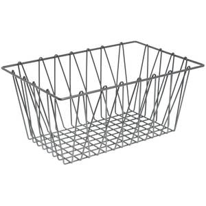 Cesta de exhibición de alambre de acero con recubrimiento de polvo de níquel rectangular Bandeja de repostería para uso alimentario de panadería - Product Image 2