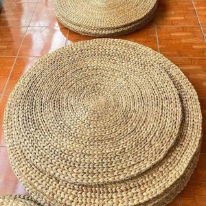 Alfombras de Jacinto de Agua de Vietnam, Alfombras Trenzadas de Fibra Natural para Hotel, Sala de Estar, Dormitorio, Hogar, Resort, Precio Económico, Tapetes para Piso - Product Image 1