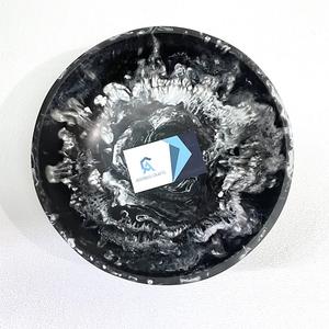 Cuencos de ensalada de resina de alta calidad, cuencos de fruta de resina de remolino únicos hechos a mano, vajilla para el hogar, Hotel, restaurante, cuencos para servir - Product Image 4