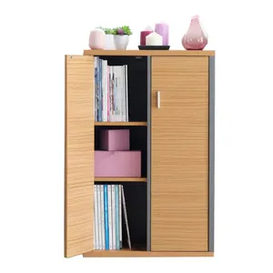 Stockage multifonctionnel en bois 6 grilles salon armoire verticale étagère - Product Image 1
