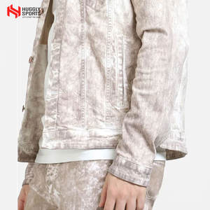 Nouvelle arrivée de fabrication en usine veste en jean pour hommes à manches longues veste d'hiver personnalisée en gros pour hommes - Product Image 6