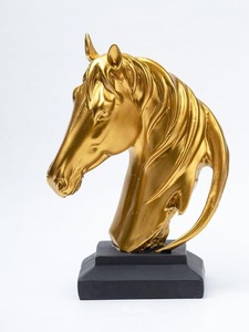 Escultura Moderna de Lujo Hecha a Mano Chapada en Oro, Decoración de Piso Elegante de Aluminio Fundido Personalizada, Tendencia - Product Image 5