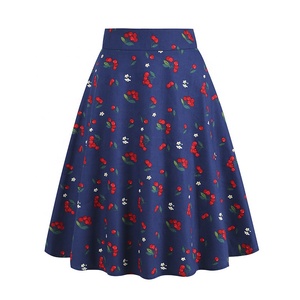 Abito da donna con Design personalizzato abito da vacanza stampa digitale da donna 100% Rayon gonna a trapezio estiva gonna a ombrello Casual - Product Image 4