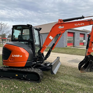 เครื่องขุดขนาดเล็ก kubotas U48-5 caba/ac/ ความร้อน; แขนขยาย; ใบมีดมุม; coupler/bucket อย่างรวดเร็ว - Product Image 6