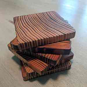 Sous-verres en bois faits à la main à forte demande pour graver le fabricant et l'exportateur en bois de Sheeshm de noyer de l'Inde de haute qualité - Product Image 3