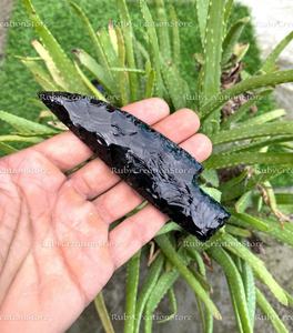 Meilleur prix Couteaux en obsidienne noire taillés à la main - Lames rituelles de guérison et d'exposition, Couteau en pierre de cristal, Décoration d'autel spirituel Cadeau - Product Image 4